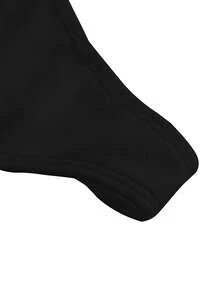 Ocili 7 条装 天然舒适透气低腰简约性感丁字裤 - 黑色 - 黑色 - 查看 5