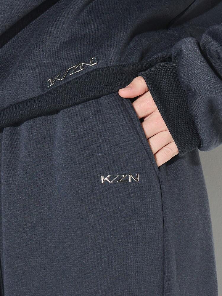 Pantalon de jogging ample à taille haute avec cordon de serrage et taille élastique, coupe décontractée, pantalon de survêtement casual, marque KIZN