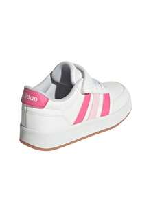 Breaknet 3.0 Kids Sneakers Cloud White / Pink Fusion / Clear Pink JS3684 - White - View 2