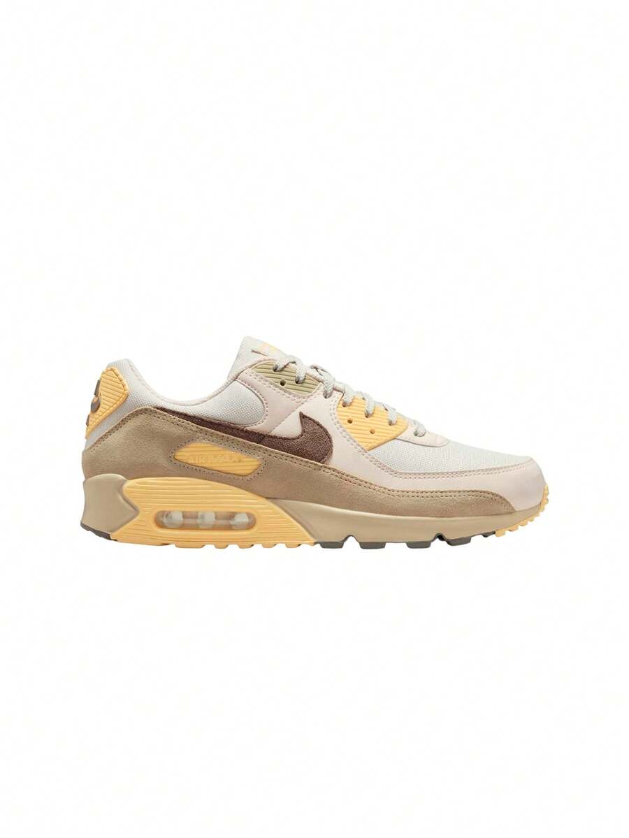 Nike Air Max 90 Men's Sneakers Bone / Chamois / Desert Khaki / Cave Stone IB6392 - LightBone/Chamois/DesertKhaki/CaveStone - View 1