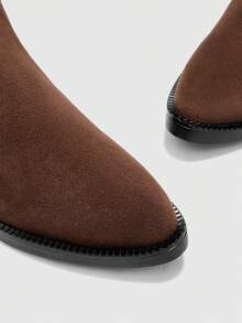 CUCCOO BIZCHIC 女士时尚百搭休闲简约踝靴 - 棕色 - 查看 8