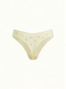Bonmuse 5PCS 5-Color Random Cute, Fresh, Sweet And Sexy Bow , Printed Flower Women's Thong, Pure, Soft, Casual And Comfortable Four Season Underwear Suitable For Home, Travel And Gift Giving - Multicolor - View 7