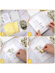 25/200/400pcs Gold Embossed Wax Seal Looking HeartEnvelope Seals For Wedding Invitations/GreetingCards/Party Favors, Self-Adhesive - Multicolor - View 6