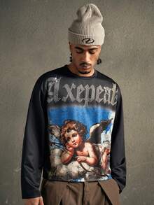 AXEPEAK 男士休闲时尚街头短袖T恤 - 彩色 - 查看 4