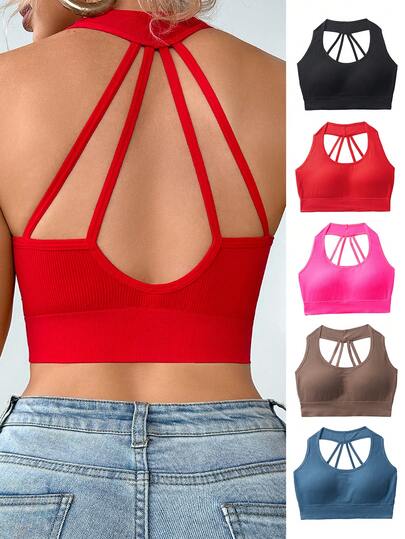 Snug Zone 5-Pack Comfortable Casual Racerback Bras For Girls