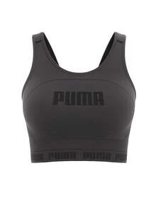 Puma Evoknit Women's Crop Top Tanks Black - Black - View 1