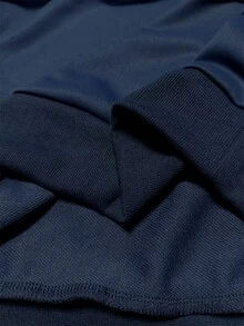 INAWLY Sudadera informal de mujer con bloques de color 2 en 1, otoño - Azul - Ver 4