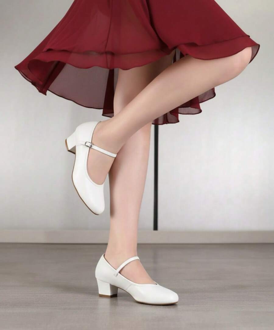 Women Dance Shoes - White - View 1