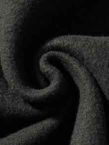 Manfinity Hypemode Men's Casual Solid Color Hoodie, Versatile For Autumn/Winter - Dark Grey - View 3