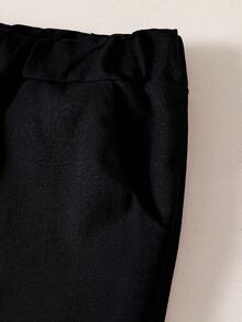 SHEIN 两件套青少年男童绅士套装 - 无袖背心外套和长裤，优雅正式西装，适合生日派对、庆典、婚礼、毕业典礼等场合。 - 黑色 - 查看 8