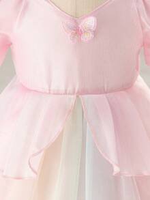 Glamorique Kids 女婴花童伴娘礼服，婚礼，花童，生日派对，适合正式场合，婚礼活动礼服