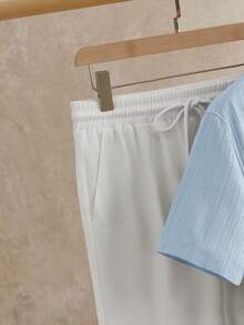 HIMLAND Bộ 2 áo sơ mi tay ngắn cổ vuông ôm vừa vặn dành cho nam - Nhiều màu - Xem 5