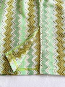 Soleia 女士印花扭结休闲度假中长吊带裙 - 綠色 - 查看 6