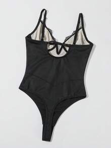 Snug Zone 1pc Women Shapewear Bodysuit With High Elasticity, Sculpting And Tummy Control - Black - View 8