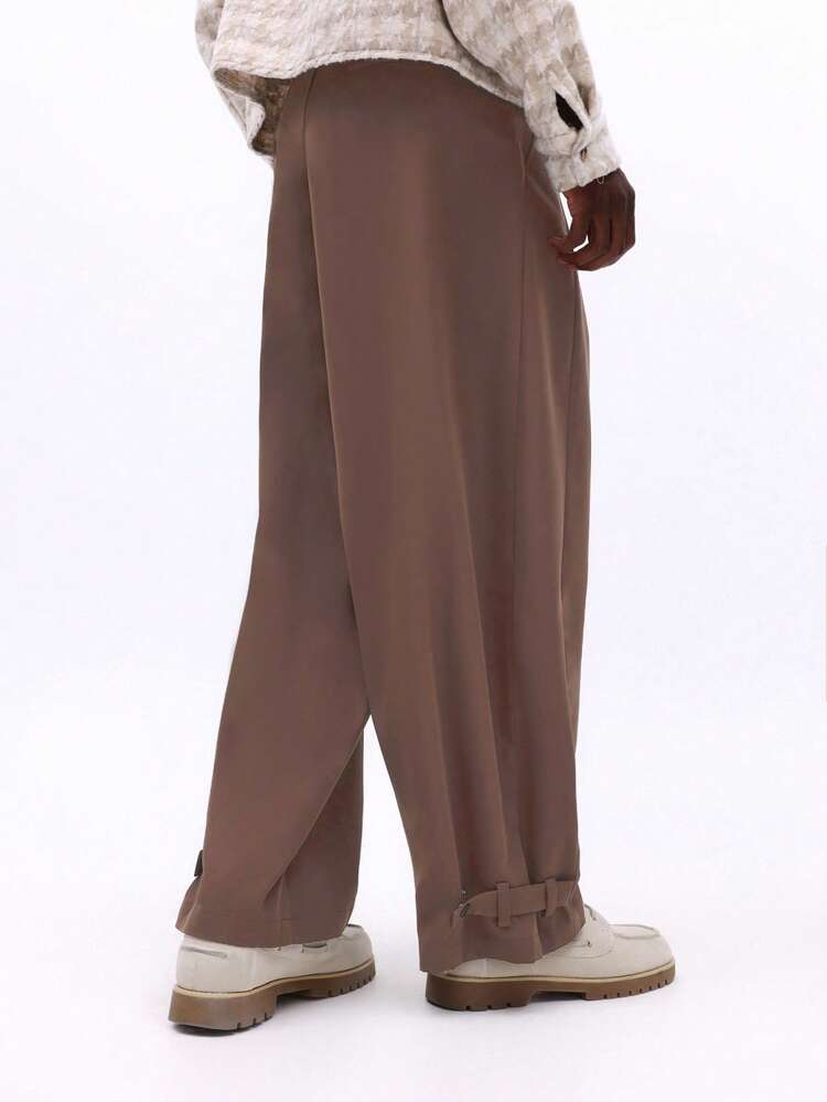 Barrel Fit Chinos With Adjustable Cuffs