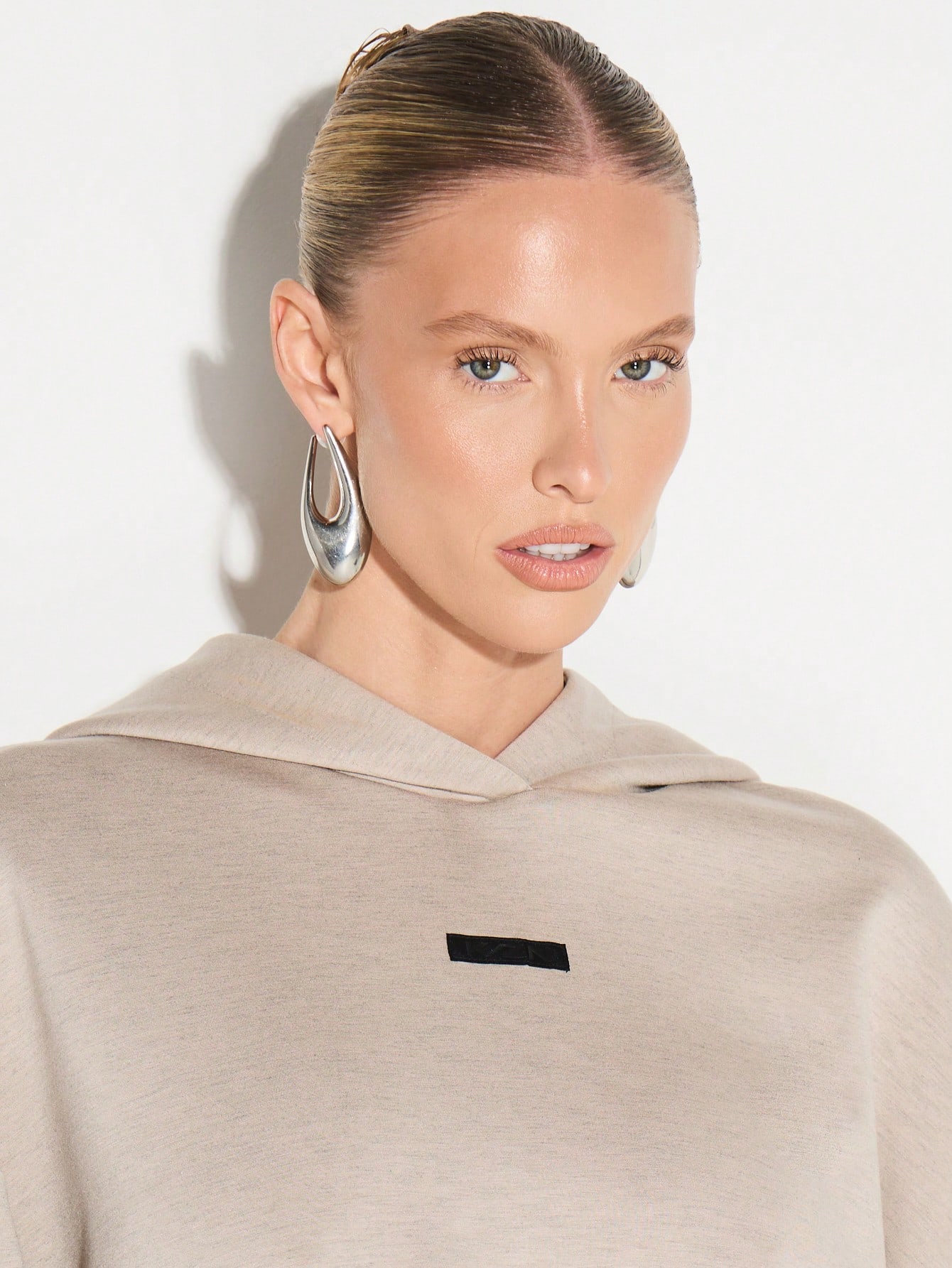 KIZN Heathered Pullover Hoodie With Drawstring