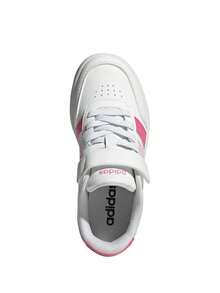 Breaknet 3.0 Kids Sneakers Cloud White / Pink Fusion / Clear Pink JS3684 - White - View 4
