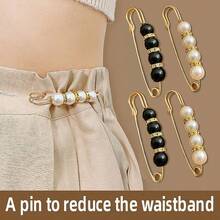 2pcs Removable Waist Adjustment Buckles, Smaller Waist Pins, Trouser Adjustment Buckles, Anti-Light Clasps, Brooches, Women's Pins To Fix Clothes - Multicolor - View 11