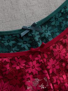 8件套浪漫性感蕾丝女士丁字裤，多色