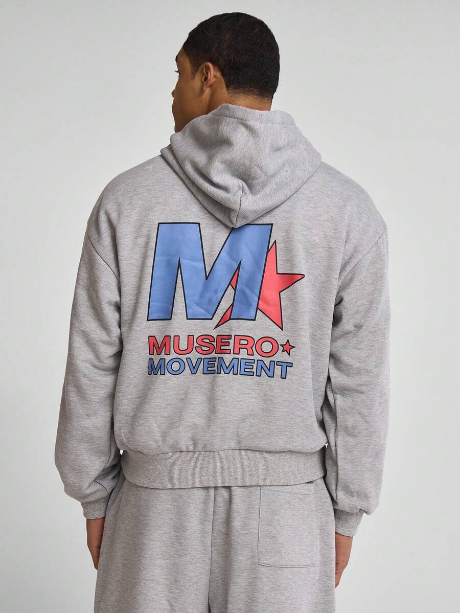 Musero Men Sweatshirts - Light Grey - View 1