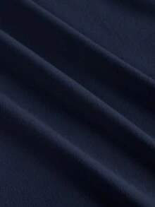 SHEIN MOD 三穿式女士休闲纯色修身夏季上衣，高领露肩款，时尚百搭，适合节日、乡村风、海滩度假、下午茶、舞会等场合，可爱又百搭，另有大码吊带背心可选。 - 藏蓝色 - 查看 9