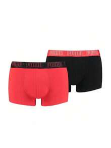 Puma 2 Pack Men's Boxers - Red - View 1