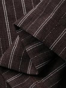 DAZY Damen Lässig gestreifte Hose mit hoher Taille und weitem Bein, geeignet für Arbeit und Pendeln