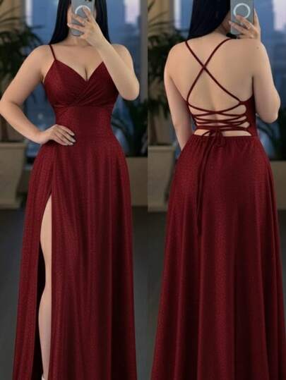 vestido Majo corte asimetrico con escote en espalda