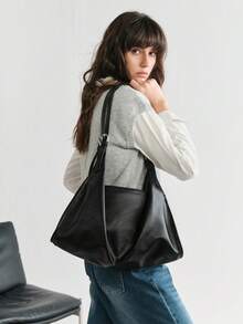 SHECARRY Fashionable Minimalist One Shoulder Bag, Casual Chic, Suitable For Work Commute Tote