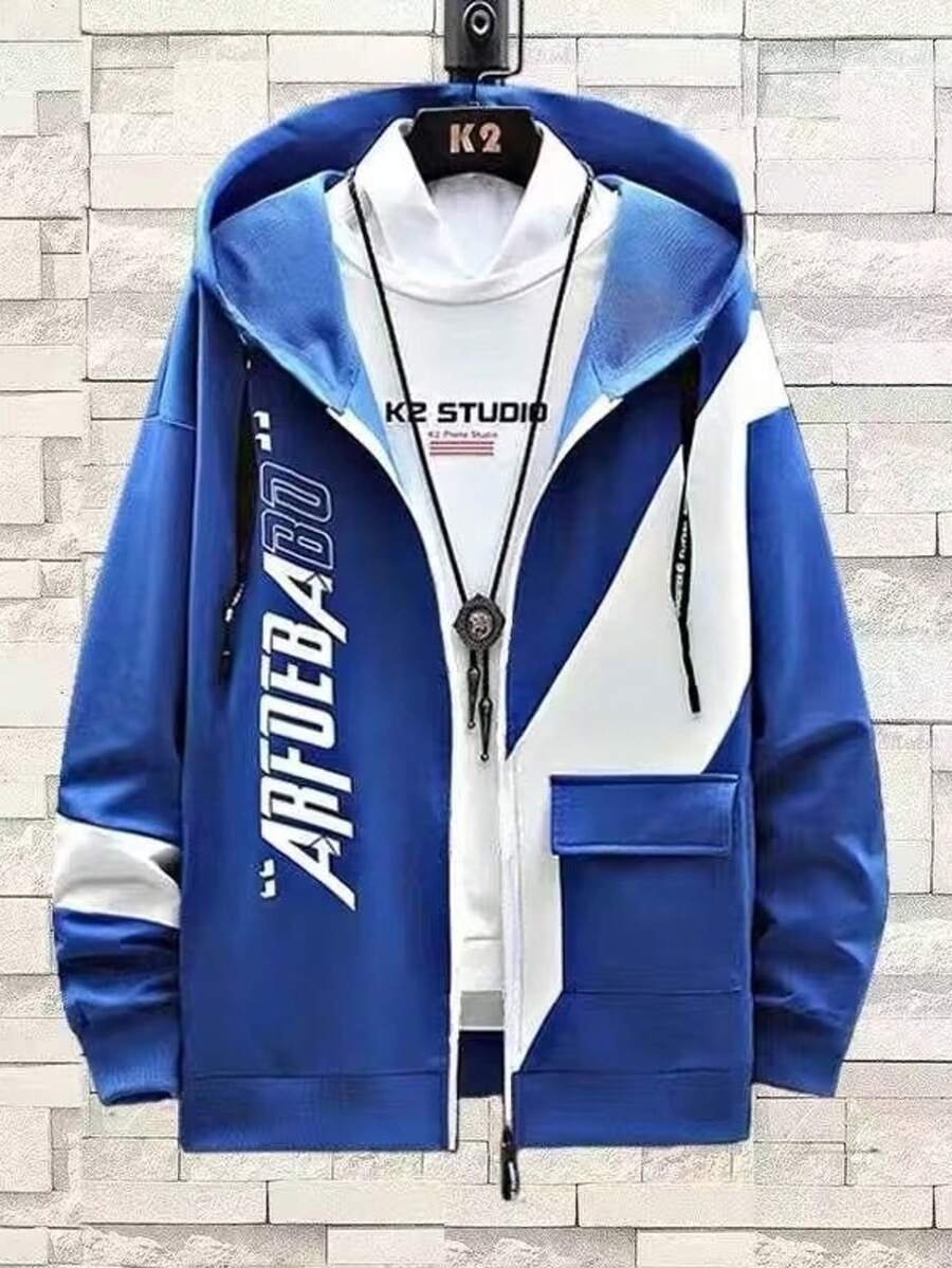 Sudadera con capucha para hombre oversized polar de algodón orgánico, estilo urbano sostenibl e con orgullo mexicano, suave abrigado y transpirable, cordón ajustable y cuello acanalado resistente, bolsillo canguro duradero y oferta exclusiva - Azul - Ver 1