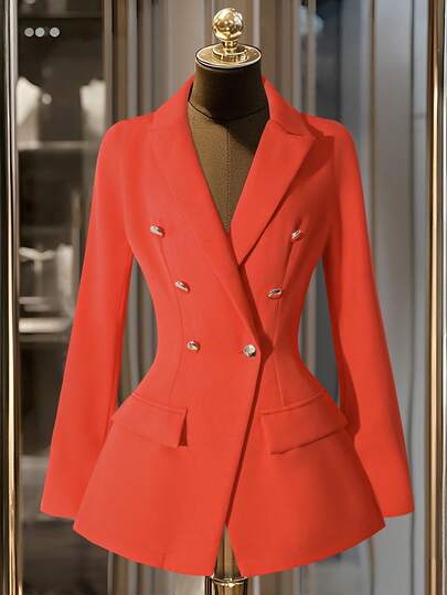 EMERY ROSE 女士纯色长袖休闲夹克，适合夏季