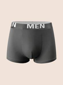 Manfinity Underwear&Sleepwear Basics 7pcs/Set Letter Waistband Multicolor Plus Size Men's Solid Color Briefs