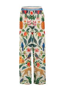Swim Oasis Plus Size Women 3 PiecesTropical Print Tankini Swimwear Set With Long Pants - Multicolor - View 6