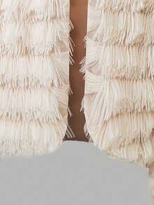 Sweetra Tween Girl Solid Color Fluffy Short Fashionable Winter Jacket Fall - Multicolor - View 4