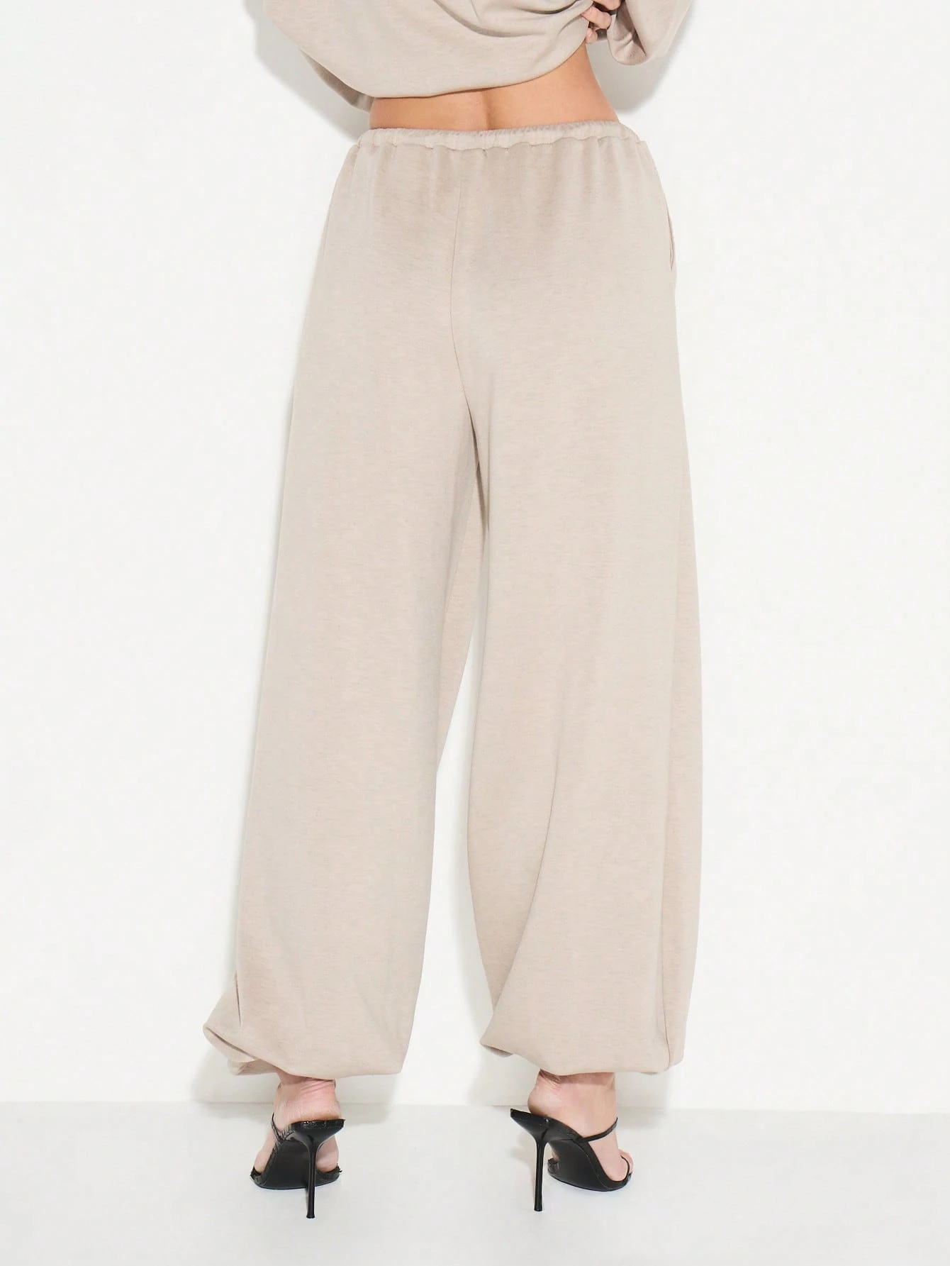 KIZN Relaxed Drawstring Jogger Pants With Side Pockets