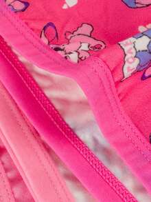 Young Girls Panties-10 Pack Cute Cartoon Heart Prints Pink White Boxer Briefs Bikini Shorts Comfortable Stretch Waistband Soft Lightweight Everyday Sleep School Holiday Gift 2026 Must Have Four Seasons Playful Sweet Machine Washable