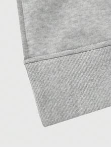 Sparklyn Bộ 2 món/Bộ đồ thể thao thường ngày màu xám cho thiếu niên và quần legging cạp cao - Xám - Xem 5