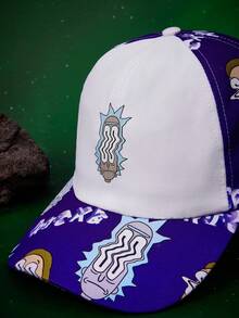 Rick and Morty X SHEIN Gorra de béisbol para mujer - Blanco - Ver 2