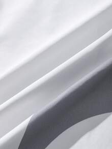 ROMWE MEN Men's Fabric Patchwork Loose Fit Pants - Multicolor - View 3