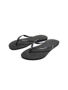 HAVAIANAS - Women's Casual Comfort Flat Flip Flop Sandals - Black - View 2