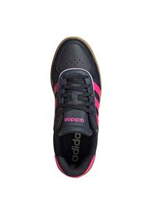 Adidas Breaknet Sleek Kids Sneakers Aurora Ink / Lucid Pink / Gum JQ3053 - Black - View 4