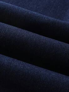 GlowEve Women's Elegant Loose Casual Contrast Color Embroidered Straight Leg Pants - Blue - View 5