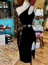 Women's Fashionable Solid Color Sexy Midi Bodycon Dress