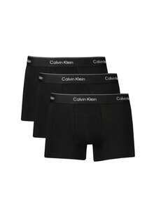 Calvin Klein 3 Pack Men's Boxers - Black - View 1