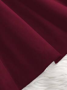 Sparklyn Mädchen elegantes Prinzessinnen-Stil schwarzes Mesh-Kleid - Bordeaux - Übersicht 6