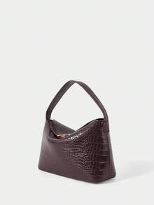 SHECARRY Bolsos de mujer de asa superior de unicolor minimalista casual