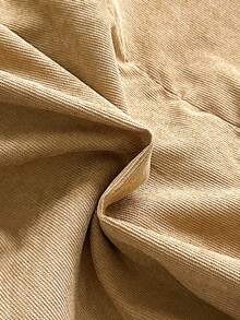 Vintaside Kids Girls' Khaki Artistic Long Sleeve Pullover Dress, Featuring Elegant Embroidered Neckline, A-Line Silhouette, Suitable For Outings, Casual Wear, And Birthday Parties - Khaki - View 8