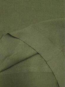 Manfinity Homme 男士秋冬纯色半拉链长袖毛衣