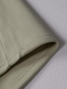PAVTROS Pantalones de chándal casuales para hombres con estampado de letras y cordón en la cintura, holgados, los mejores, de novio, de verano, de vacaciones, Y2K, retro, amigos, con estampado manuscrito - Camel - Ver 8