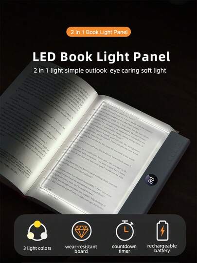 Teckwe The Tablet Reading Light Is Lightweight And Designed Specifically For Night Reading. The LED Tablet Reading Light In The Study Eliminates Light Interference And Provides An Immersive Reading Experience 1200 MAh Type-C Charging Port